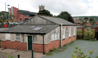 Photograph of the site of Ludlow Drill Hall